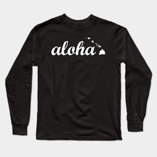 Aloha Hawaiian Islands by Hawaii Nei All Day Long Sleeve T-Shirt